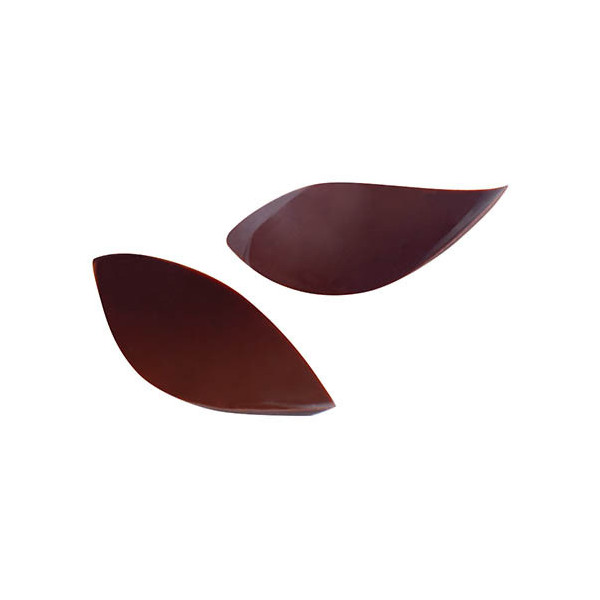 Small curved petals Dark chocolate