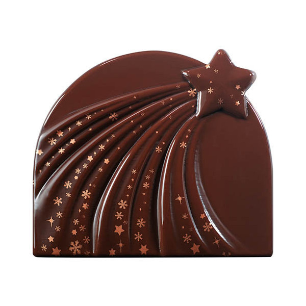 Ends of yule log Dark chocolate 'Etoile filante'