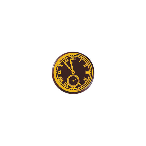 Ronds en chocolat noir 'Horloge'