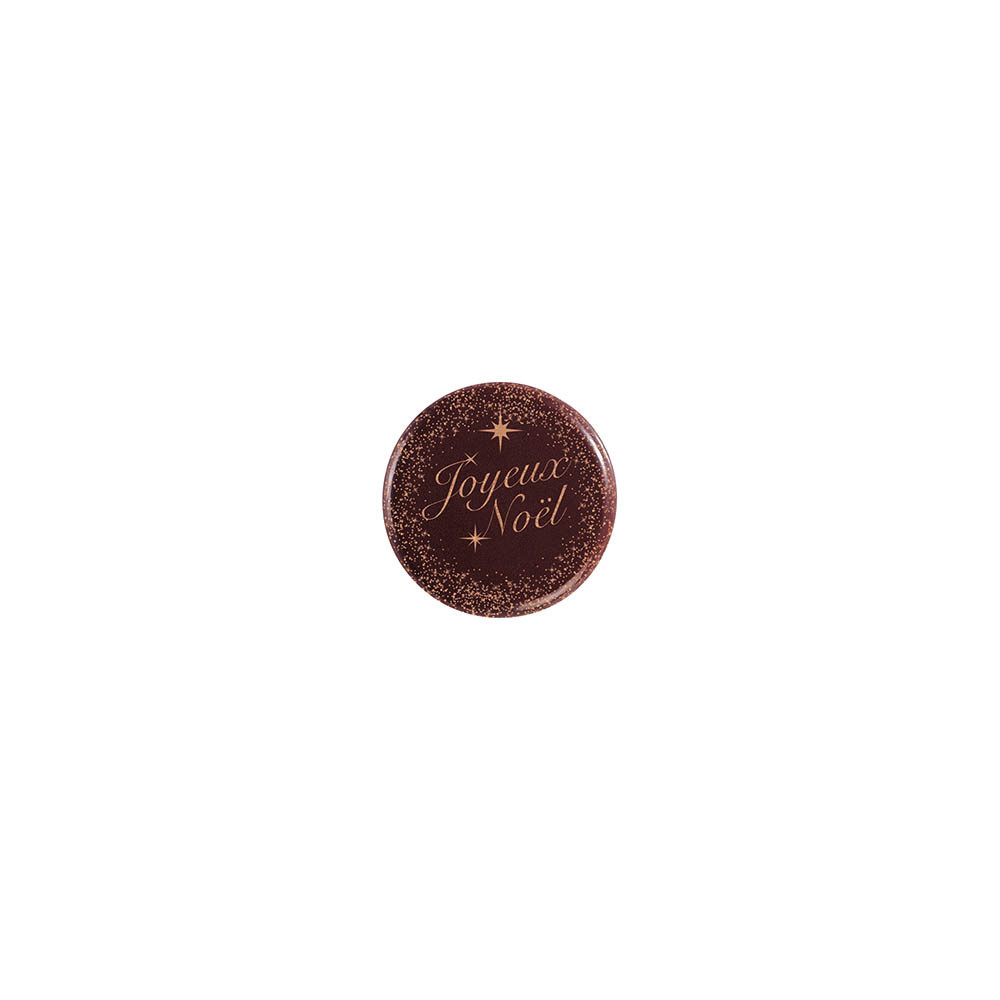 Rounds Dark chocolate 'Joyeux Noël'