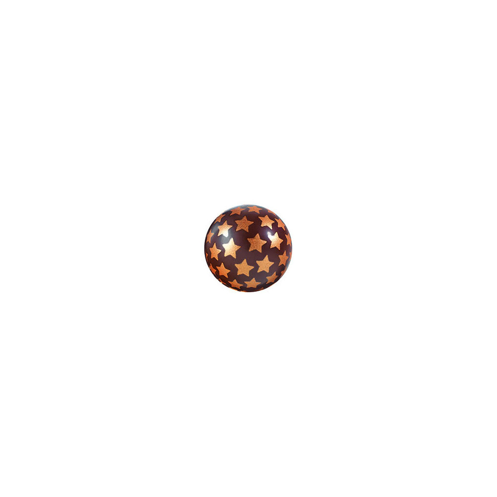 Boules en chocolat noir 'Etoiles'