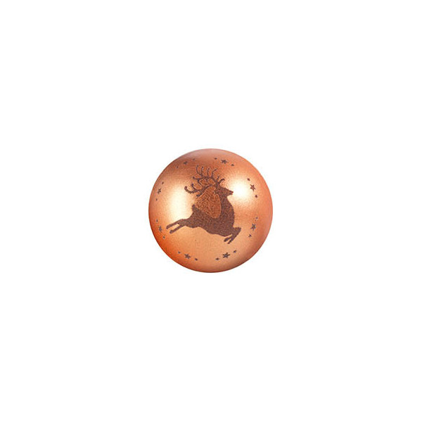 Balls dark chocolate 'Noël bronze'