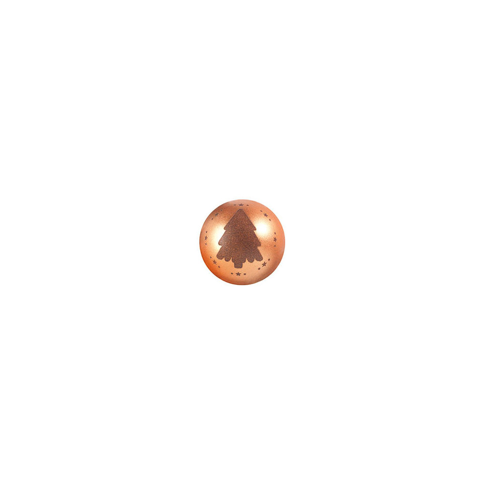 Balls dark chocolate 'Noël bronze'