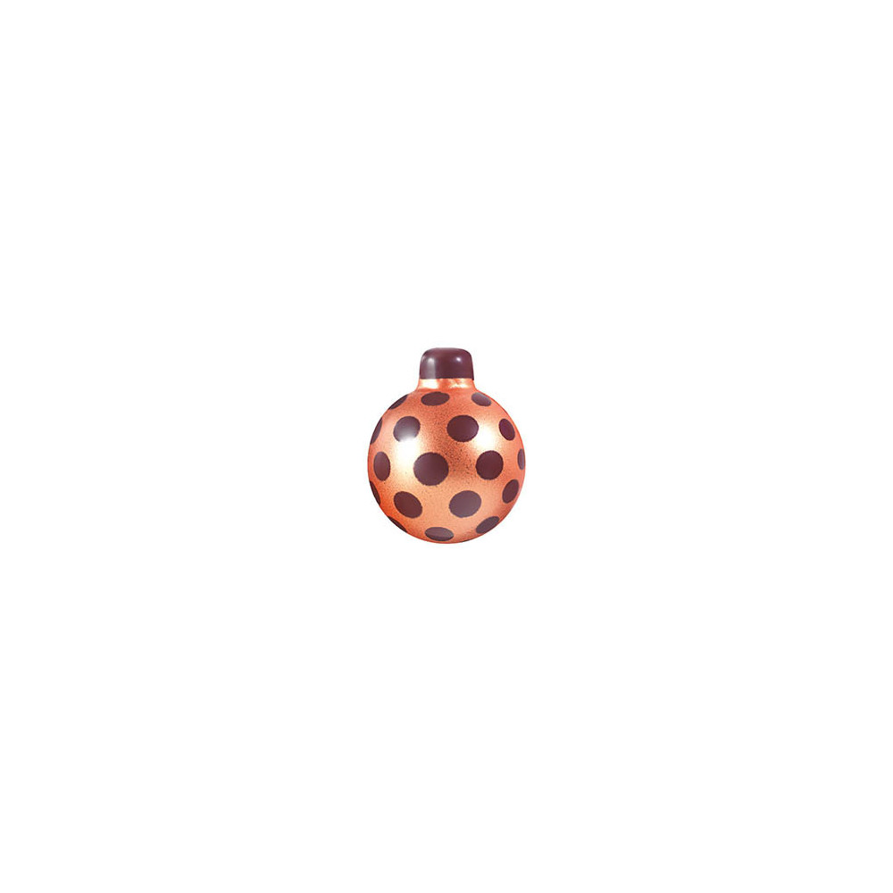 Boules de Noël en chocolat noir 'Candy bronze'