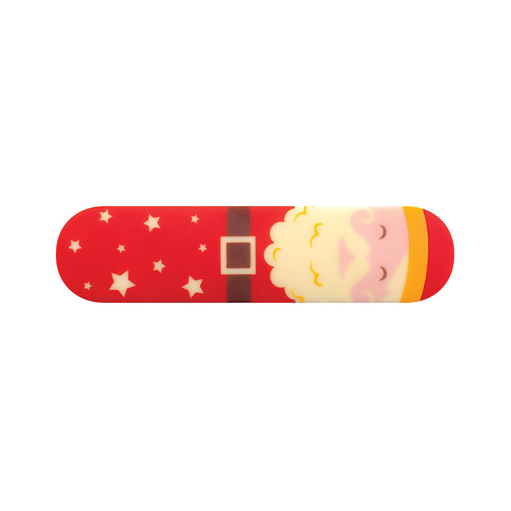 Eclairs en chocolat blanc 'Père Noël'