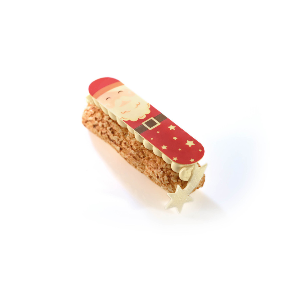 Eclairs White chocolate 'Père Noël'