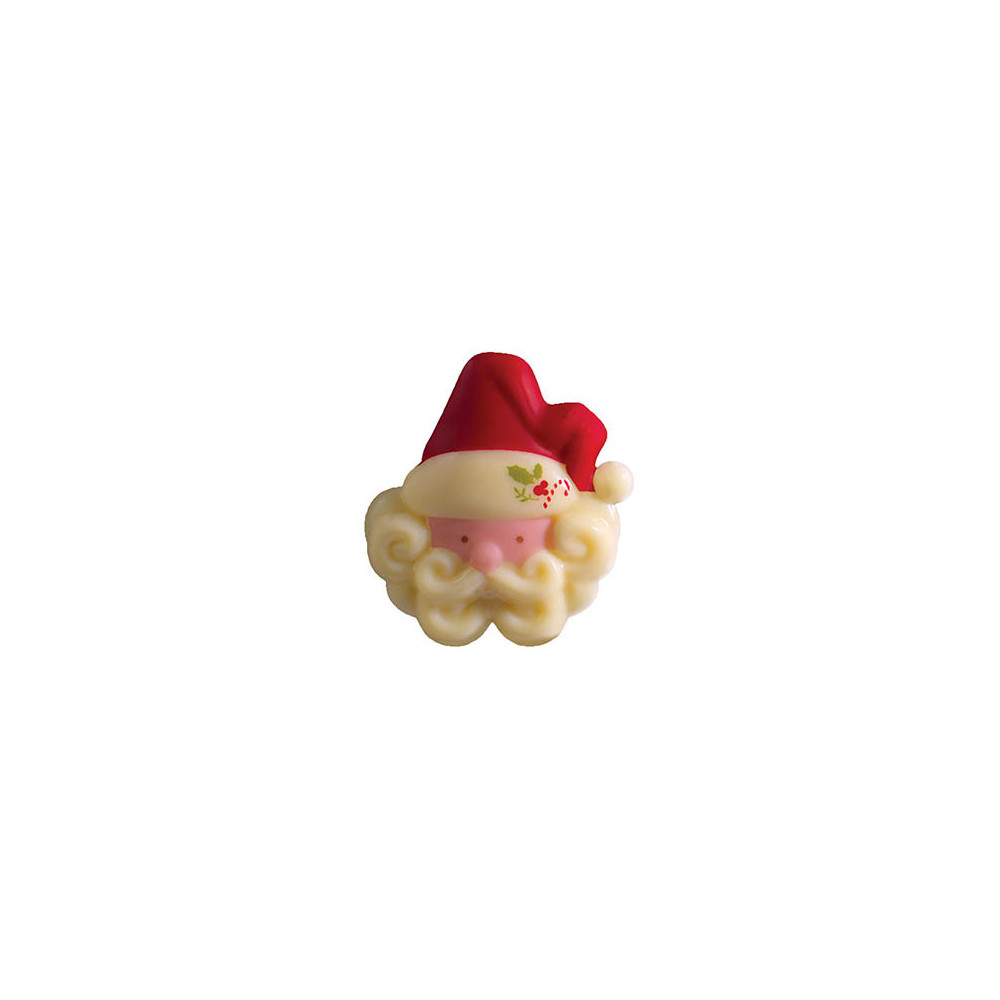 Santa heads White chocolate