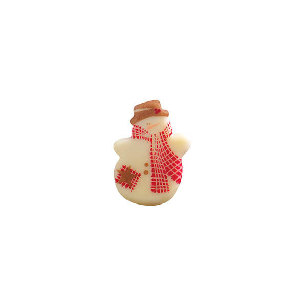 Snowmen White chocolate 'Cache nez'