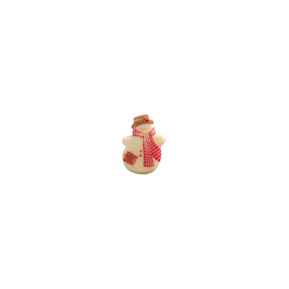 Snowmen White chocolate 'Cache nez'