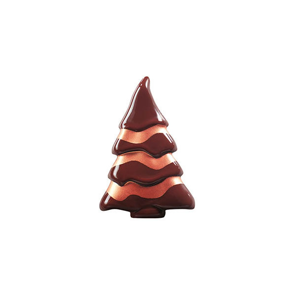 Christmas trees dark chocolate