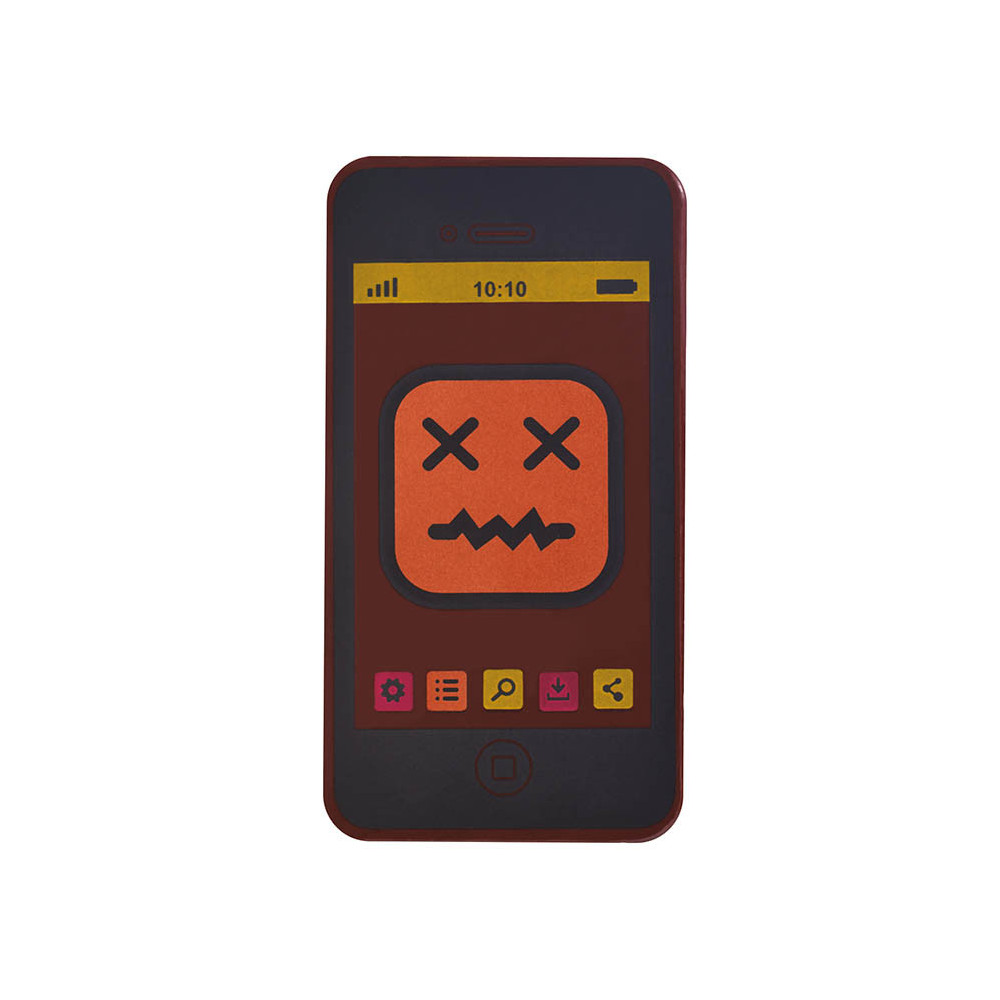 Feuilles imprimées 'Emoticones' pour smartphones