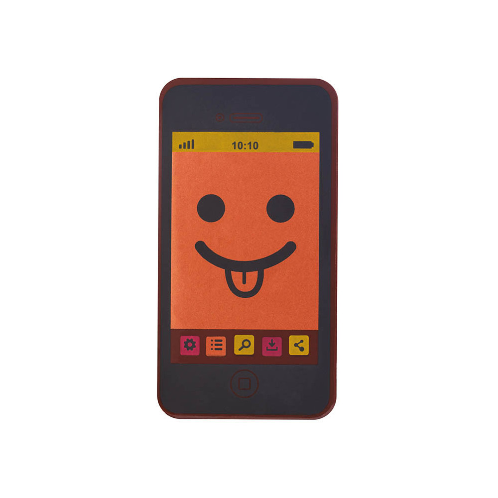 Feuilles imprimées 'Emoticones' pour smartphones