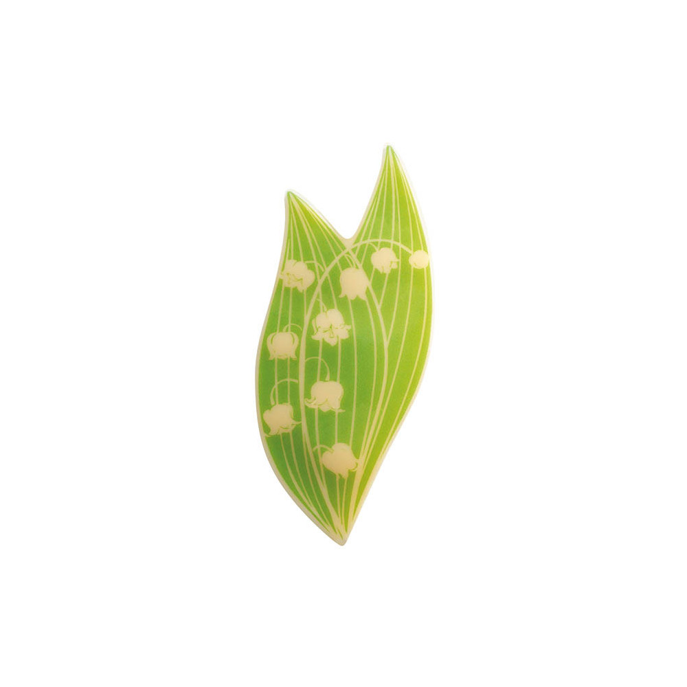 Brins de muguet en chocolat blanc