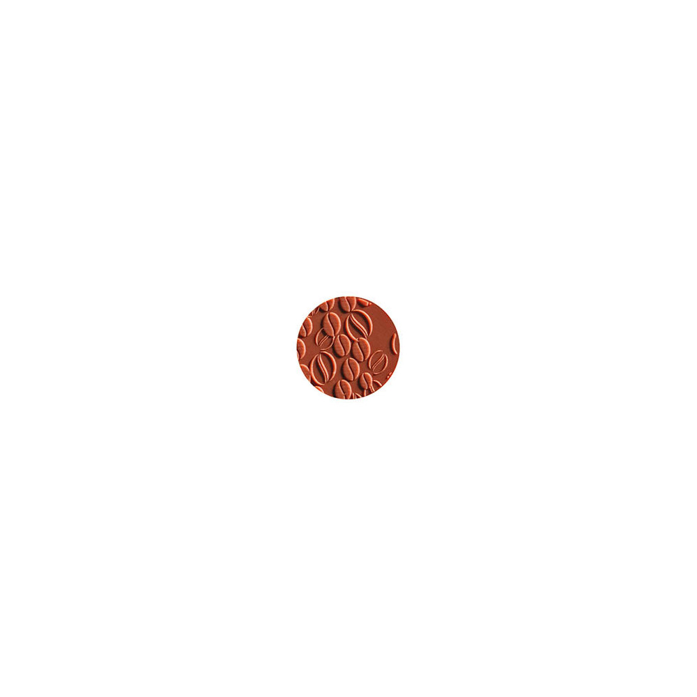 Ronds en chocolat au lait avec relief 'Café'