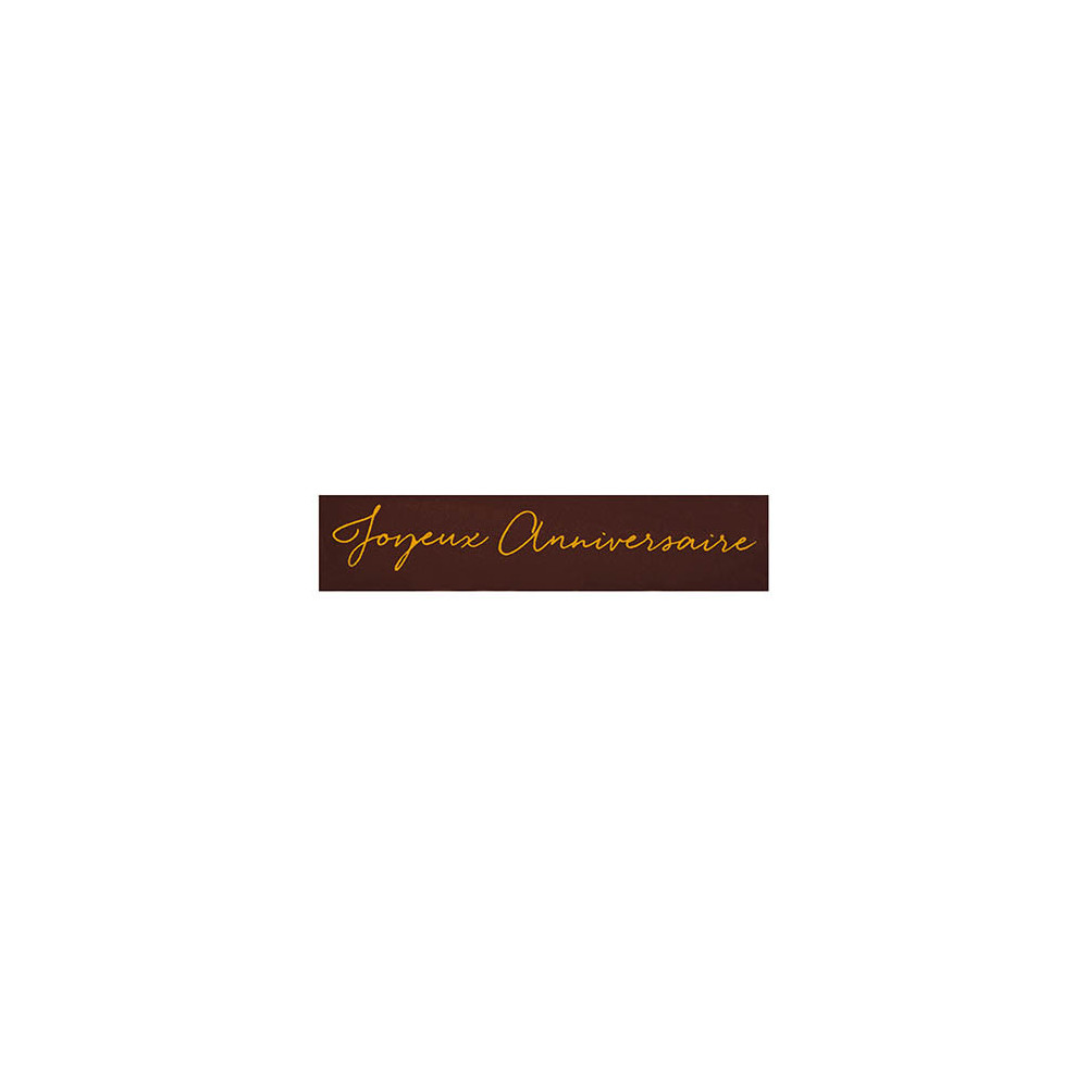 Rectangles Dark chocolate 'Joyeux Anniversaire'