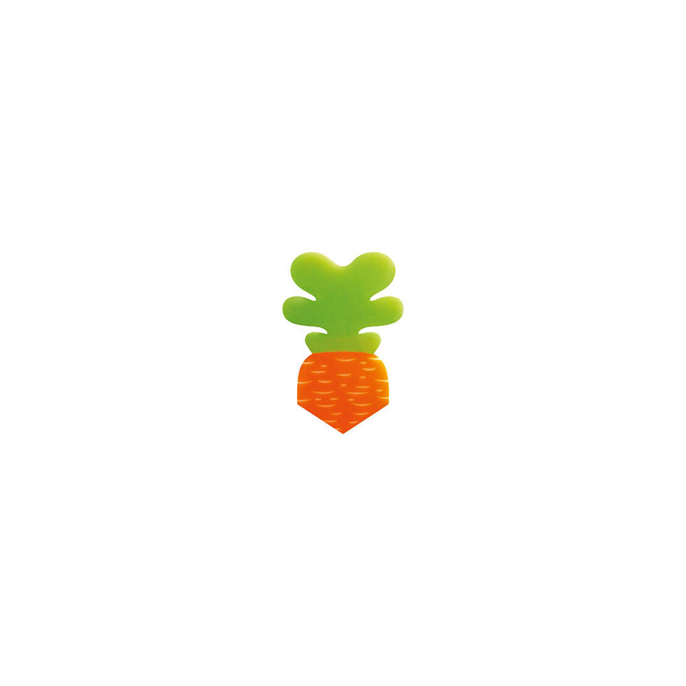 Carottes à planter en chocolat blanc