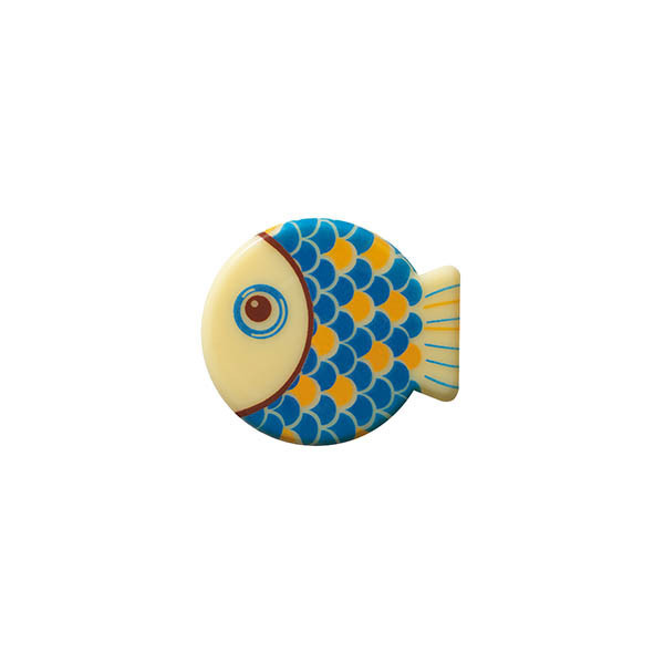 Fishes White chocolate 'Arc en ciel'