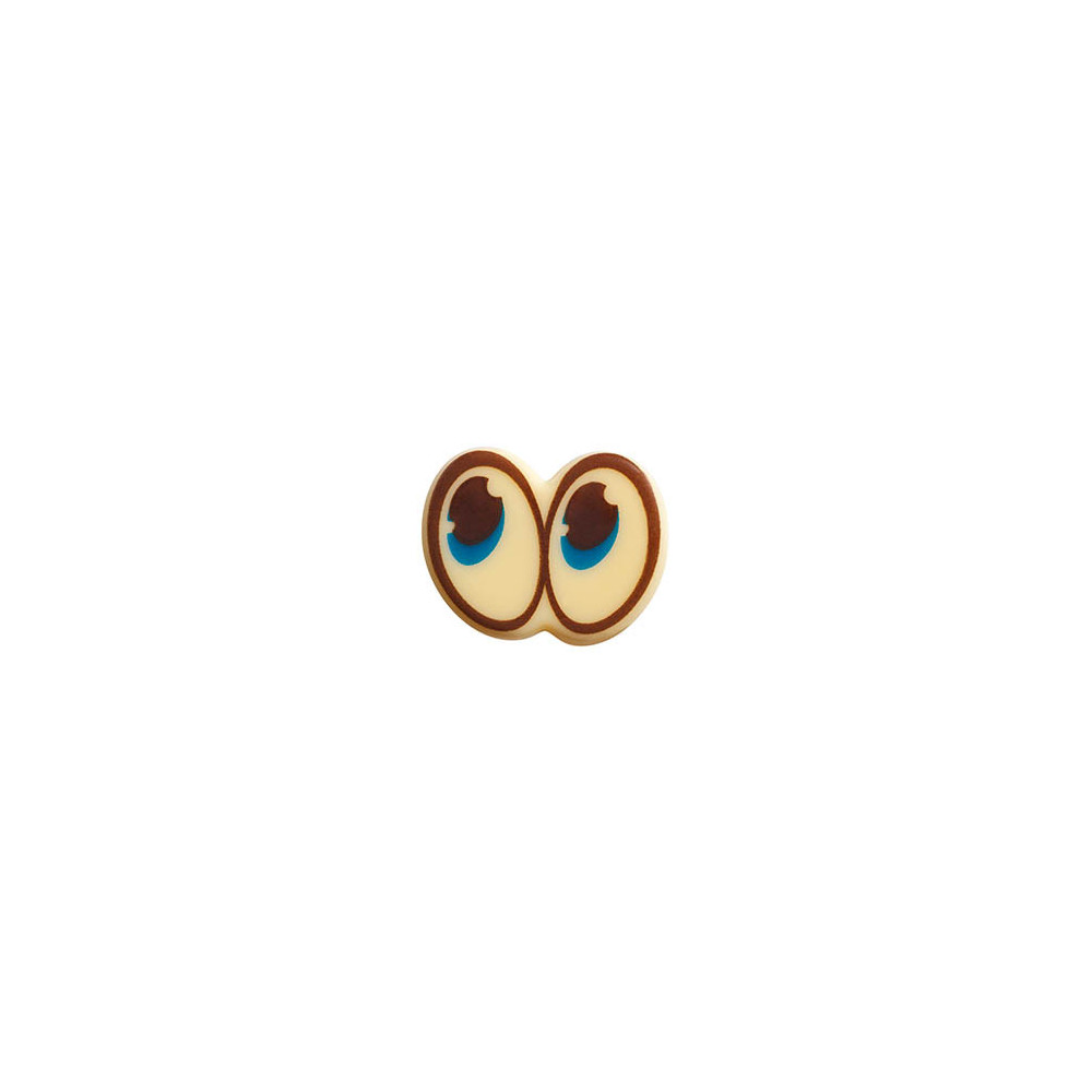 Yeux en chocolat blanc 'Regards Comics'