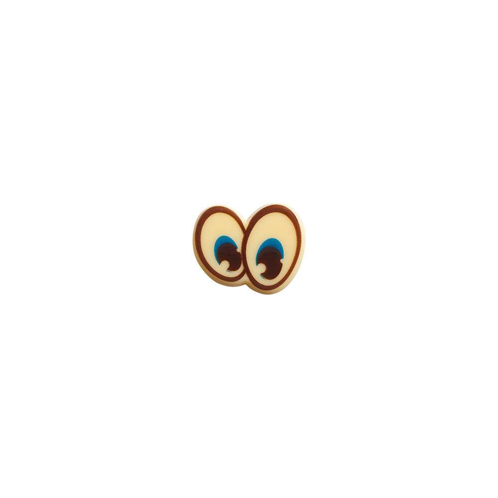 Yeux en chocolat blanc 'Regards Comics'