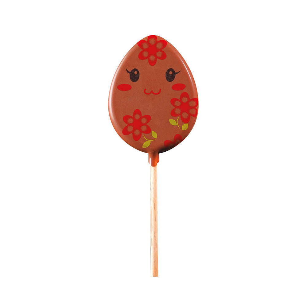 Sucettes en chocolat au lait 'Oeufs'