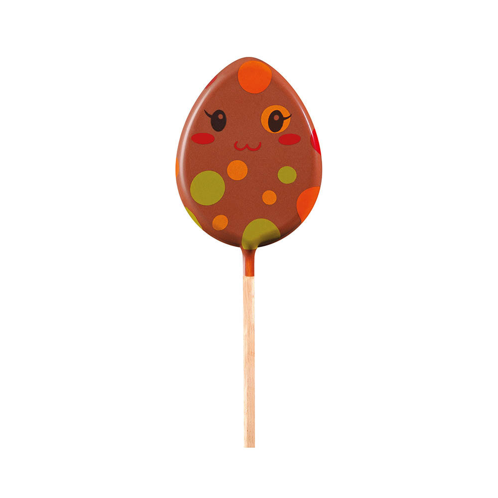 Sucettes en chocolat au lait 'Oeufs'