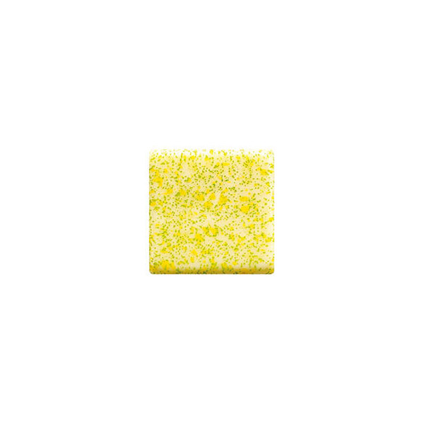 Carrés en chocolat blanc 'Moucheté vert'