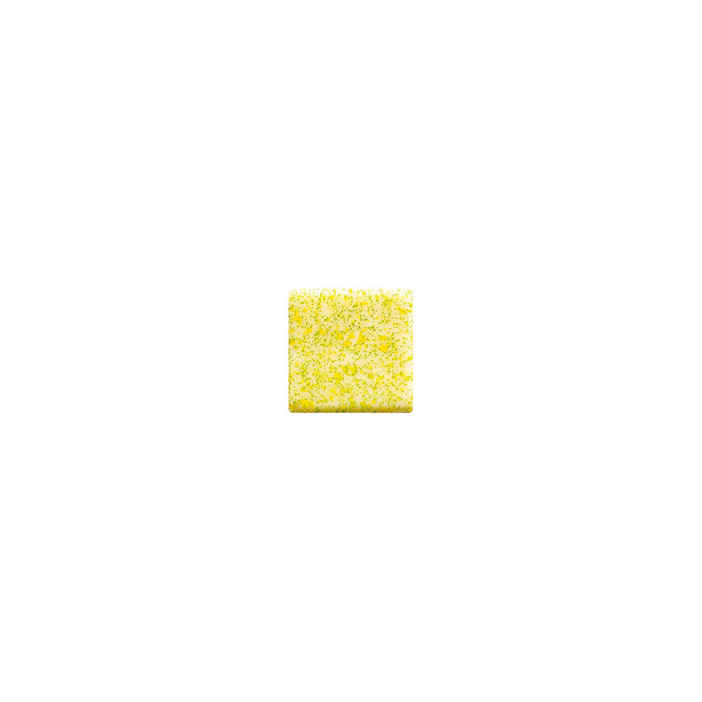 Squares White chocolate 'Moucheté vert'
