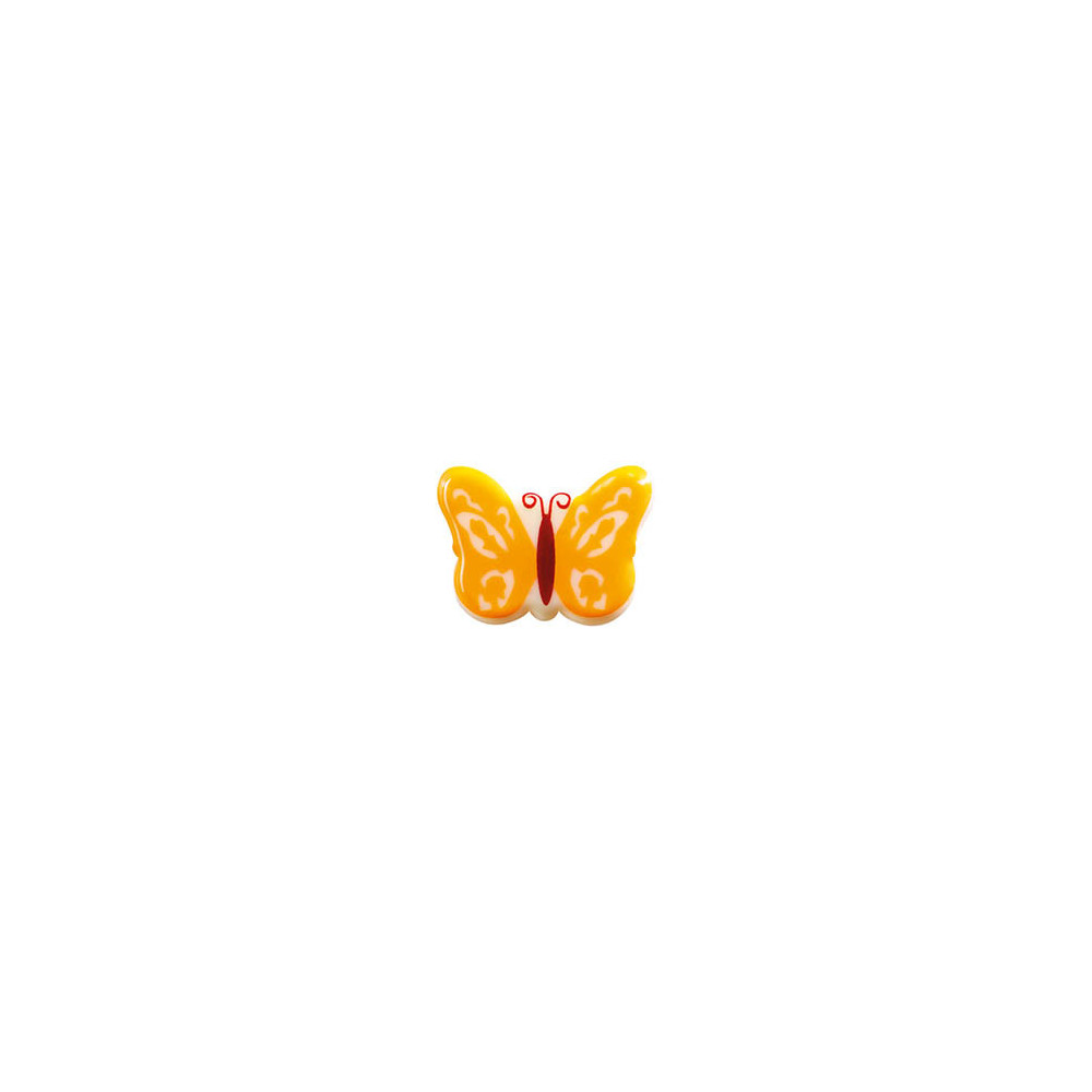 Papillons en chocolat blanc