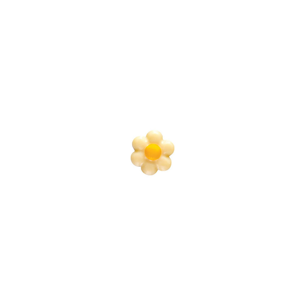 Fleurettes en chocolat blanc