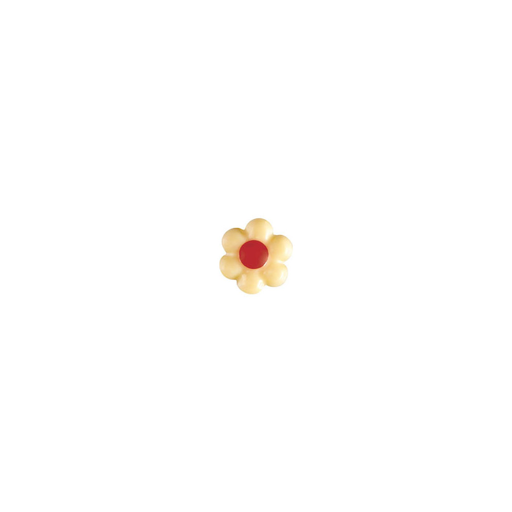 Fleurettes en chocolat blanc