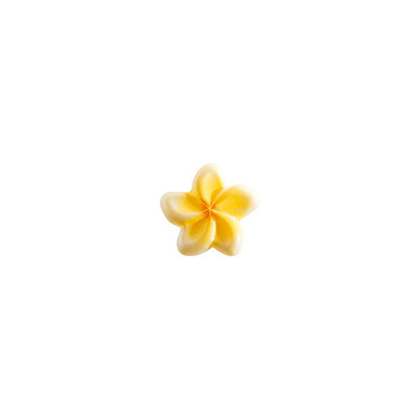 Fleurs de tiaré en chocolat blanc