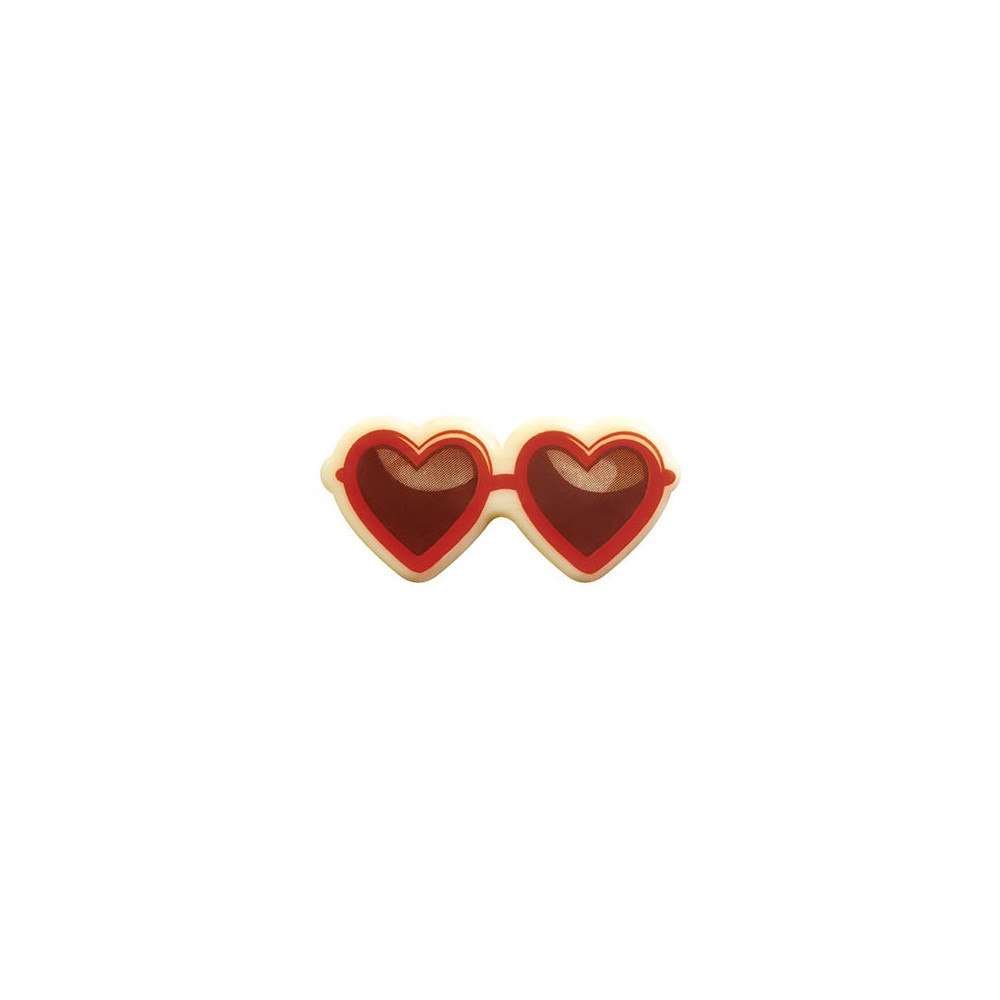 Lunettes de stars en chocolat blanc