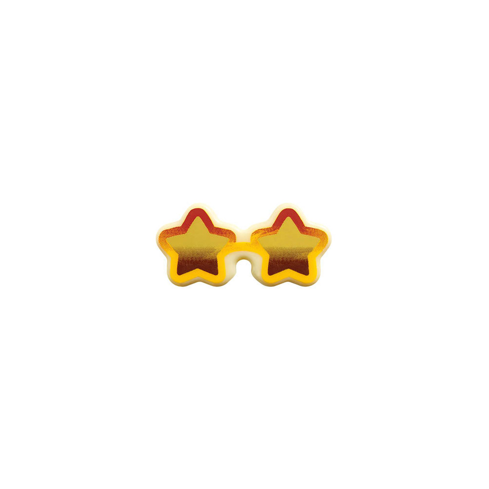 Lunettes de stars en chocolat blanc