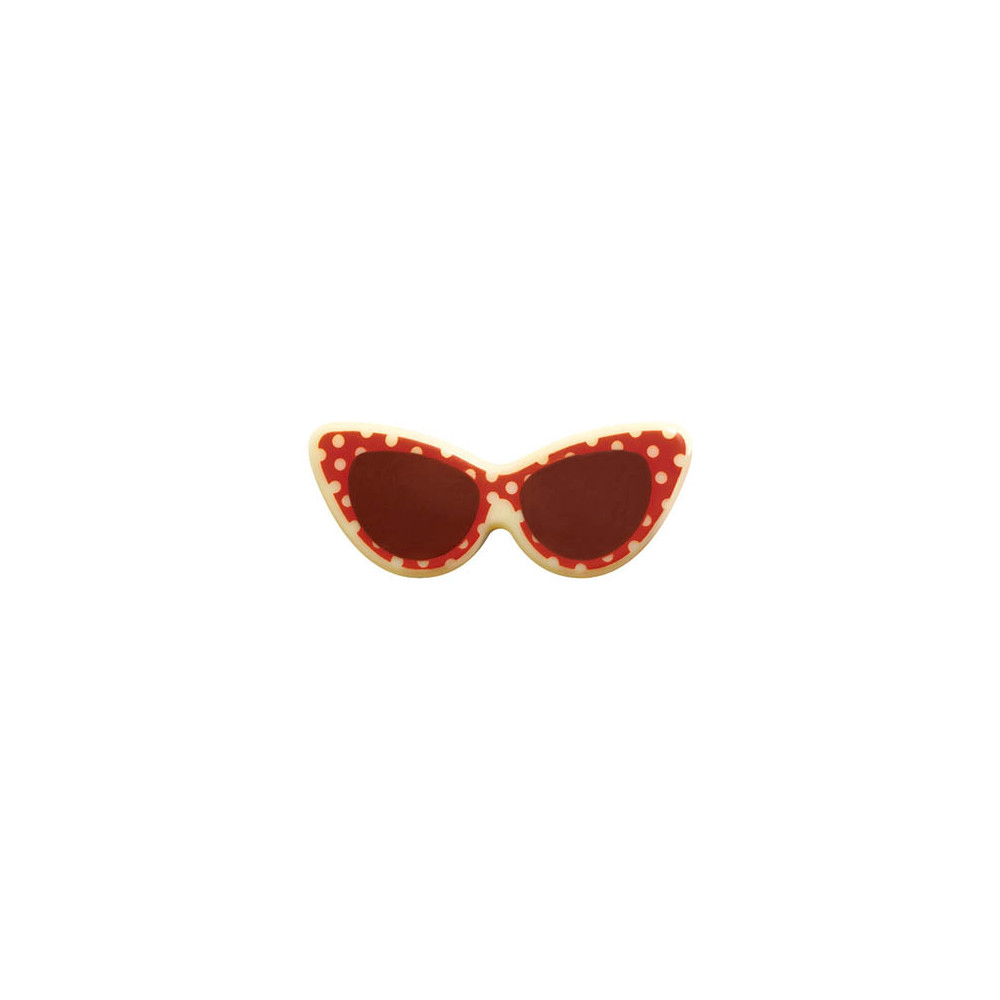 Lunettes de stars en chocolat blanc