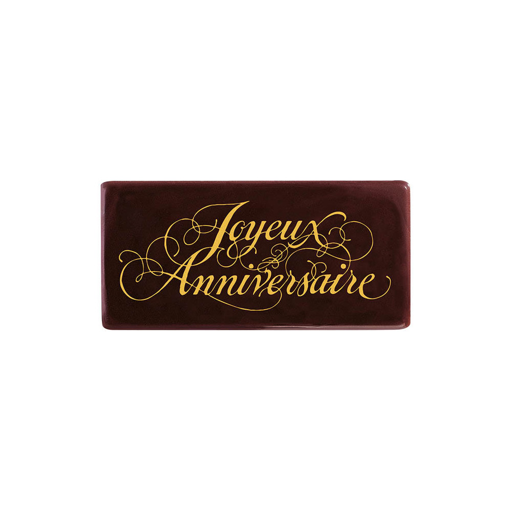 Blisters rectangles 'Joyeux anniversaire'