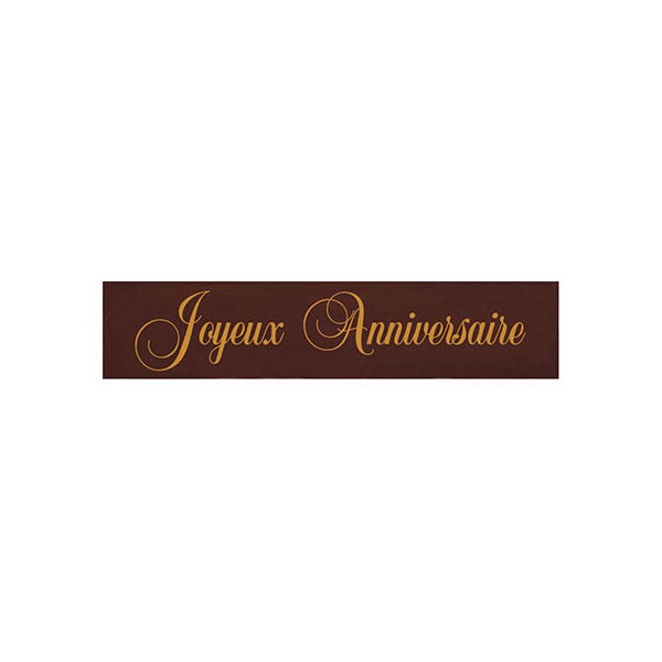 25 Transfer sheets Joyeux anniversaire so 375 decors 7x1,5 cm