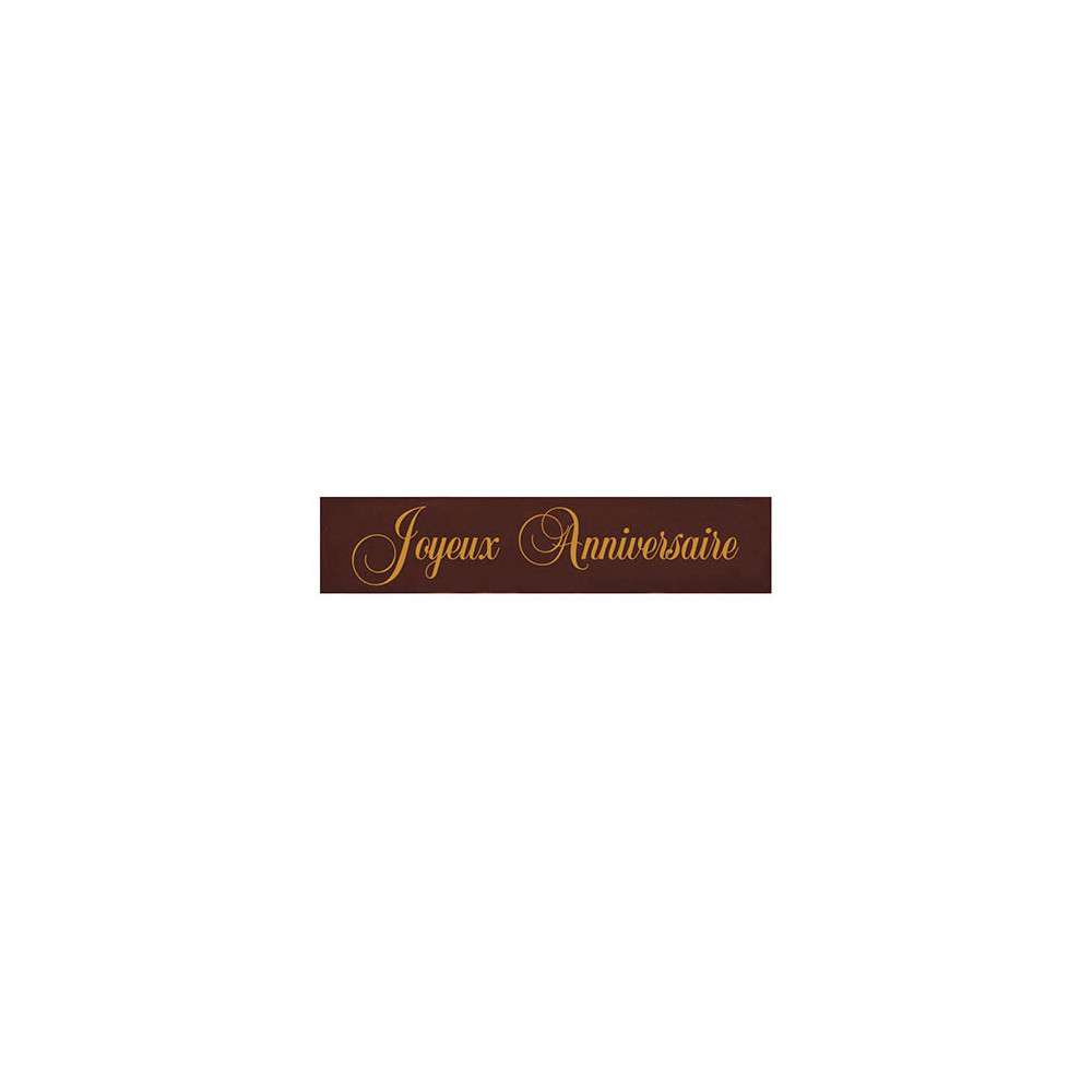 25 Transfer sheets Joyeux anniversaire so 375 decors 7x1,5 cm