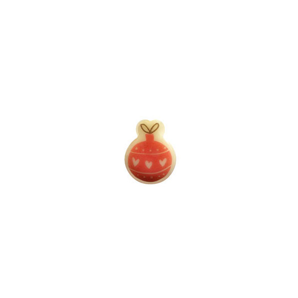 Christmas balls white chocolate 'Acidulé'