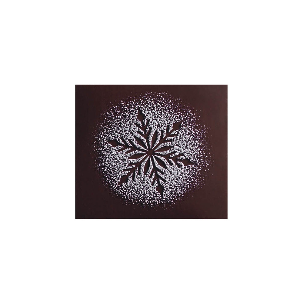 Ends of yule log Dark chocolate embossed 'Enneigé'