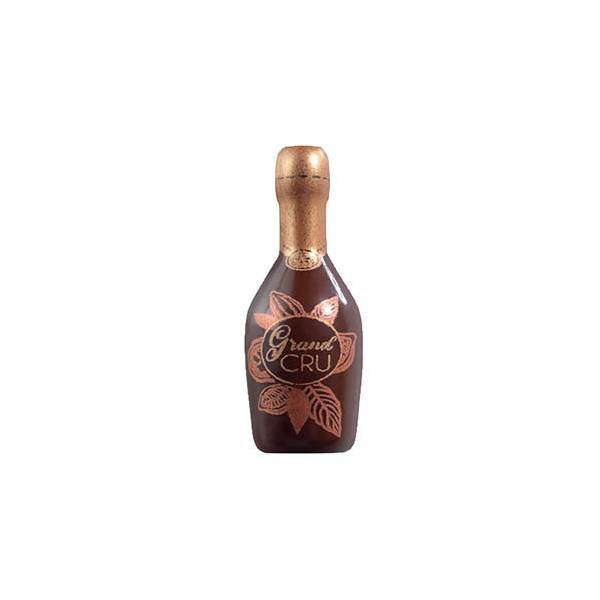 Bouteilles en chocolat noir 'Grand cru'