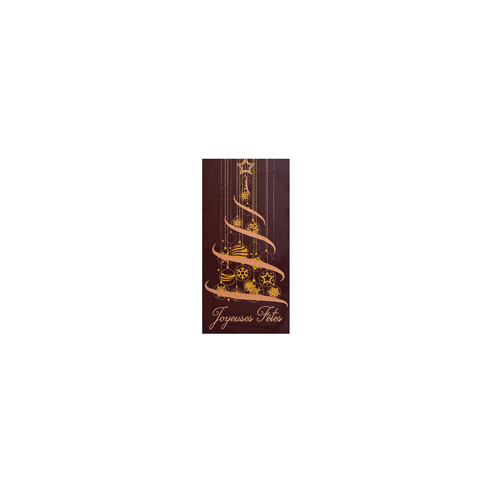 Rectangles en chocolat noir 'Sapin'