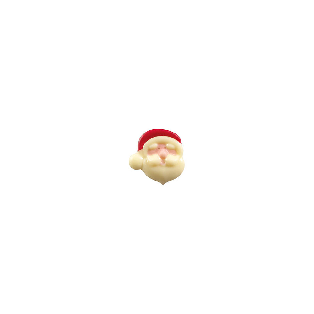 Santa heads White chocolate