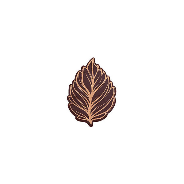 Leaves Dark chocolate 'Bronze'