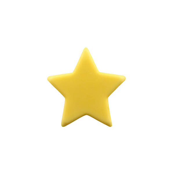 Stars White chocolate 'Colorées'