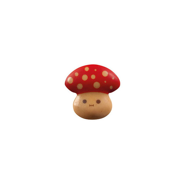 Champignons en chocolat blanc caramélisé 'Todds'