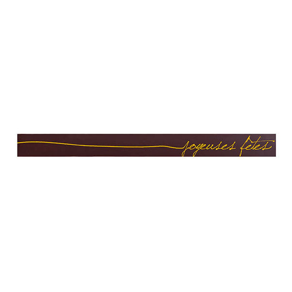Rectangles Dark chocolate 'Joyeuses Fêtes'