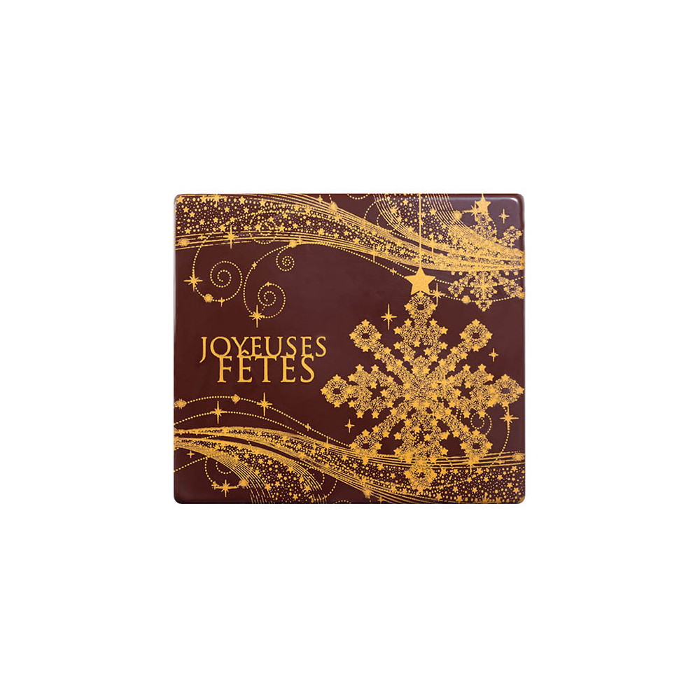 Ends of yule log Dark chocolate 'Joyeuses Fêtes'