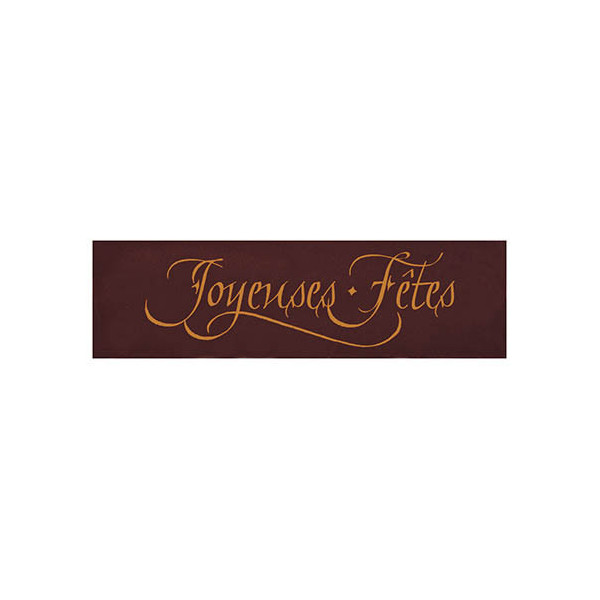 Transfer sheets 'Joyeuses Fêtes'