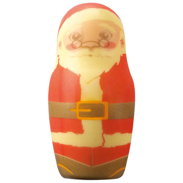 Matriochkas en chocolat blanc 'Père Noël'