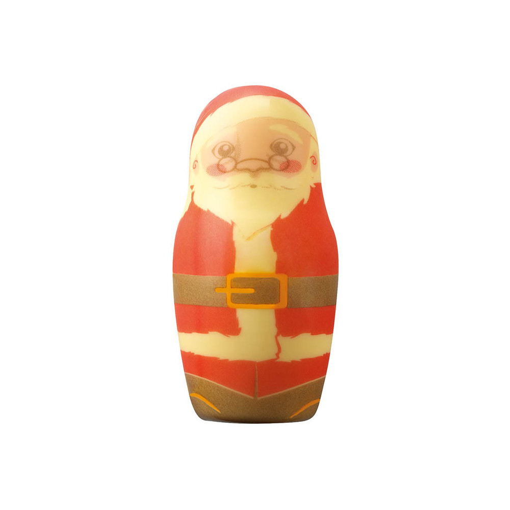 Matriochkas en chocolat blanc 'Père Noël'